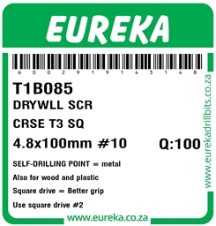 T1B085 - Drywall Screw T3 -T1B085_Label_T